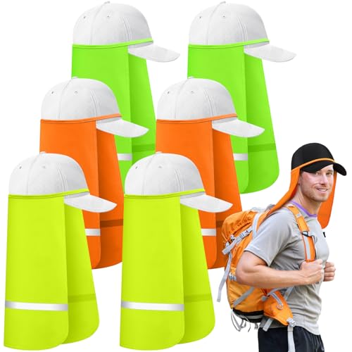 Cache-cou réfléchissants Janmercy lot de 6 pour le sport en plein air
