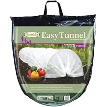 Tierra Garden 50-5060 Haxnicks Easy Fleece Tunnel Garden Cloche, Cover and Protect Plants from Harsh Weather, Animals, and Pests, Fleece Dome for Your Garden