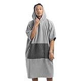 SOFT & PRAKTISCH: Mit dem weichen Badeponcho von HOMELEVEL bist Du für den nächsten Badeurlaub, das Schwimmbad oder die Sauna gewappnet. Das Tuch besteht aus 100% Baumwolle und ist waschmaschinen- und trocknerfest.