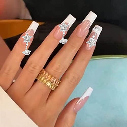 Kachimoo Star Nail Charms,3D Rhinestones Stars Nail Art Charms With Shell Pendant Shiny Crystal Nail Gems For Nails Designs Nail Diy Accessories,10 Pcs #TOP6