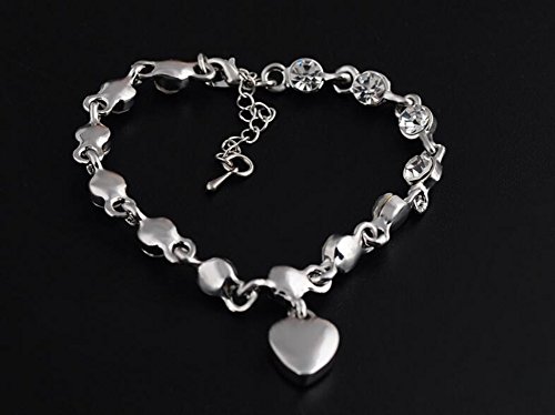 Gespout Braccialetto per Donna Pendente a Cuore in...