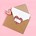 Anwyll Happy Valentine's Day Heart Name Gift Tags Stickers 120Pcs 2Inch to from Gift Tags Stickers Self-Adhesive Colorful Gift Tag Label Sticker for Envelope Present Galentines Mothers Day Birthday