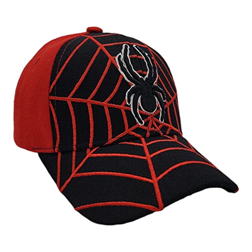Kid's Youth Spider Man Hat - Adjustable Baseball Cap (Black Spider) #TOP3