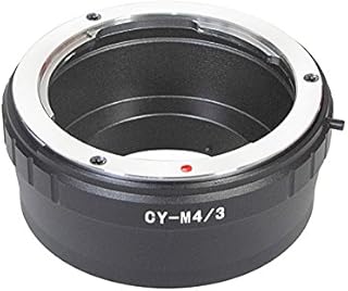 C/Y to M4/3 Adapter Compatible with Contax/Yashica C/Y Lens to Micro Four Thirds 4/3 Camera &,for Olympus OM-D E-M10 II E-M5 II E-M1 E-M5 E-M10 E-PL5 E-PM2 E-P3 E-PL3 E-PM1 E-PL2 E-PL1 E-P2 E-P1
