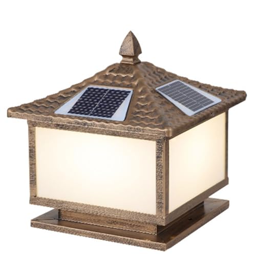 Borne solaire extérieure en aluminium pour éclairer votre jardin