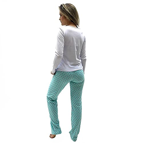 Conjunto de pijama Longo Free,Lupo,feminino,Branca ,G