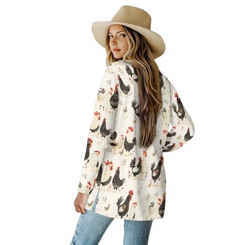 Image of Womens Open Fron Cardigan Sweaters Long Sleeve Tops Daily Coats