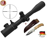 Kratzfeste Oberfläche in edlem Mattschwarz ✓ Parallaxeausgleich variabel oder praxisgerecht vorjustiert ✓ Dioptrienverstellung ✓