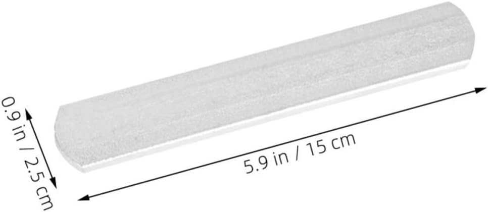 Weighted Steel Fitness Bars for Running and Strength Training, 2pcs 15x2.5x0.6cm Silver Stainless Steel Bodybuilding Weight Plates for Exercise and Workout