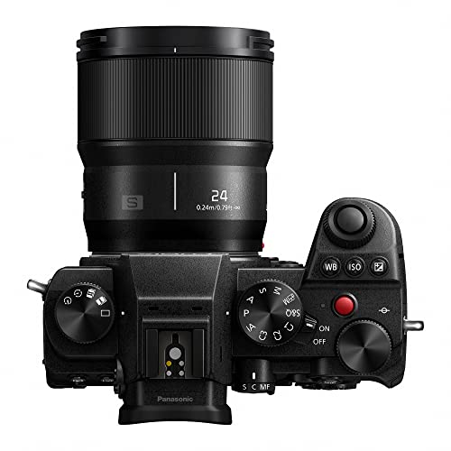 Panasonic LUMIX S Series Kameraobjektiv, 24 mm F1.8 L-Mount Wechselobjektiv f&uuml;r spiegellose Vollbild-Digitalkameras, S-S24