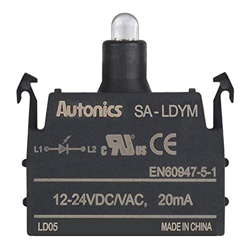 SA-LDYM, LED Block, Yellow, Stack able, 12-30VDC/AC