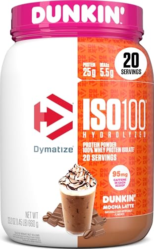 Dymatize ISO100 Protein +Energy, Mocha Latte