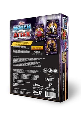 Image of Topps UEFA Champions League Match Attax 2025-26 Trading and Collectible Card Game (Mega Pack Gladiators - Battlers)