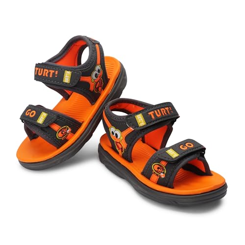 Image of Soft EVA Sole Stylish Sandals for Kids with Adjustable Back Strap |Comfortable and Light Weight, Anti Skid and Waterproof | For Everyday use for Boys and Girls