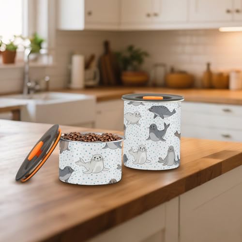 Contenedor Hermético para Café Acero Inoxidable 900ml miniatura 6