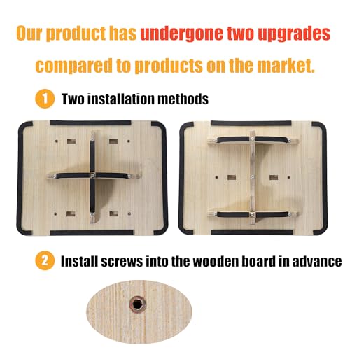 Image of Adult Professional Wooden Balance Board - 350 lbs Non-Slip Balance Board Design, Suitable for Physical Therapy and Under-Desk Use, 2 Simple Setup Methods, Durable and Stable Wooden Board