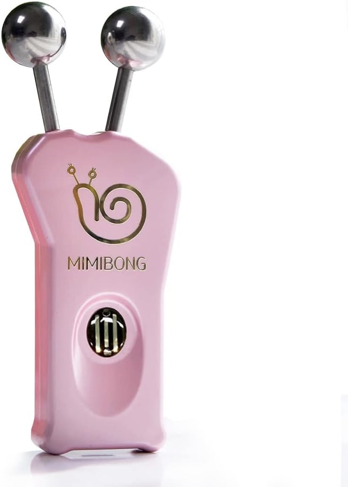 MIMIBONG Facial Massager Handled Skin Care Wrinkle Reducing Skin Tightening Home Therapy - Pink Color