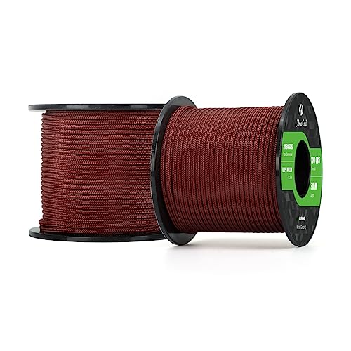 Abma Cord Paracord 100 lbs 2mm 100% Nylon 30M - Chocolate brown