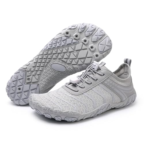 Image of Hike Barefoot Shoes for Women Men Breathable & Non-Slip Athletic Footwear Wide Toe Water Shoes,Designed for Walking,Running&Swimming