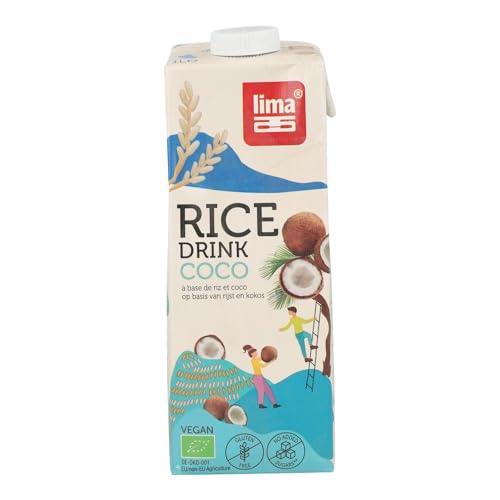 Bebida de arroz de coco sin gluten BIO 1 l - Lima