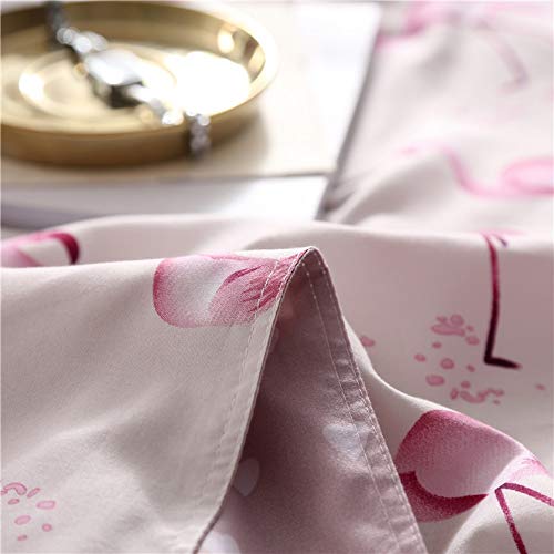Housse de couette Rose Flamingo Solstice ensemble de literie 3/4 pcs Roi