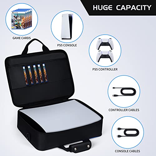 Alltripal PS5 Carrying Case, Case Journey Bag Appropriate with PlayStation 5 Console, Protecting