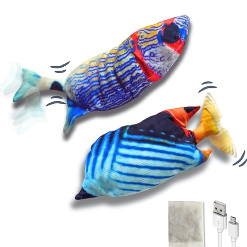 NA Jouets pour Chats, Jouet Poisson avec Cataire Poisson Interactif
