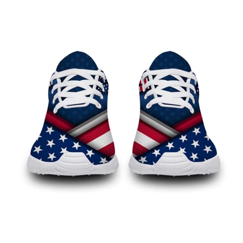 Women's Men's 4th of July Shoes Running Tennis Shoes American Flag Sneakers Gifts for Mom Dad3