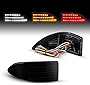 BMueirn LED Rear Bumper Reflector Light Compatible with Lexus IS250/IS350/IS-F 2006-2012 Sedan( NOT for IS-F/ Convertible) w/4 Functions Running+Turn+Signal+Brake+Reverse Lighting Smoke Lens