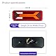 RATSTONE LED Rückleuchten Anhänger,1x Anhänger Beleuchtung,12/24 V Gleichstrom-Rückleuchten,Fünf Funktionen,Wasserdicht,Geeignet für Lieferwagen,LKWs,PKWs,Wohnmobile usw.(28x10cm)