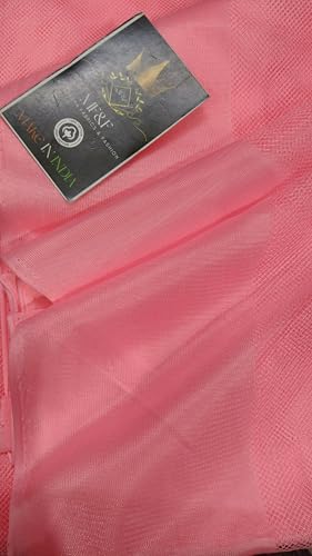Image of Multicolor Soft Cotton Mosquito net Double Bed King Size | Pure Cotton Mosquito net (Pink, 7x5)