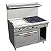 Southbend 4481DC-2GL Range, 48" Wide, 4 Burners (33,000 Btu), 24" Manual Griddle
