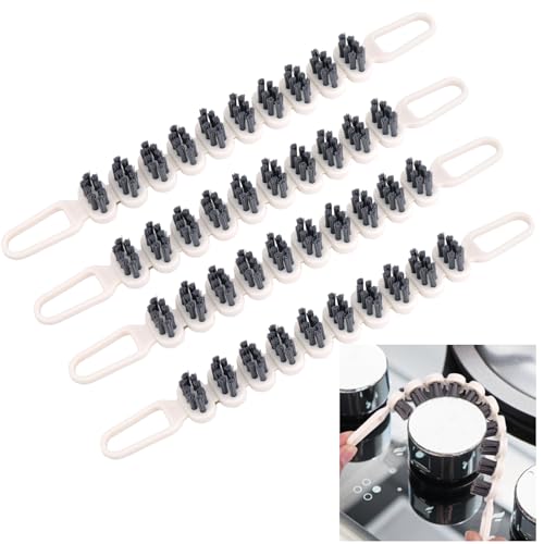 Vodolo 4PCS Bendable Cleaning Brush,Multifunctional Hard Bristle Crevice Cleaning Brush,3 in 1 Cup Lid Cleaning Brush,Bottle Cleaning Brush
