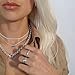 Silverly Anillo Mujer en Plata de Ley 925 5 Cinco Anillos Bandas Estilo Ruso de Boda Imagen de Silverly Anillo Mujer en Plata de Ley 925 5 Cinco Anillos Bandas Estilo Ruso de Boda