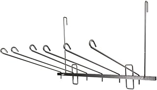 EASY-UP Pro Series Swing Arm Blanket and Saddle Pad Rack | Efficient Organization & Drying | Expansive Capacity up to 12 Items | Dual-use, Home or On-The-Go | Durable Gray Armor Coated Steel