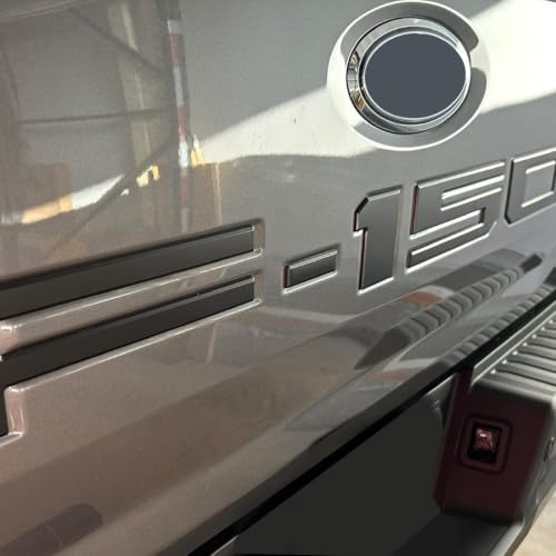 Tailgate Letters Compatible with 2021-2026 Ford F150 Standard Emblem Accessories (Black)