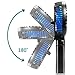 OPOLAR Small Hand Held Battery Fan, Rechargeable Portable Travel Fan with 2200mAh Battery, Foldable, 3 Settings, Powerful Airflow, Ideal for Trip, Disney, Football Game Use- (Total 2 Batteries)
