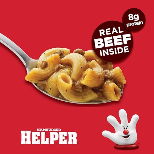 Hamburger Helper Beef Pasta Microwave Cup (2 oz - 6 Pack) No Artificial Flavors, Ready in 4 Minutes, Quick Meals for Midweek Dinners, Busy Evenings & Families On-the-Go