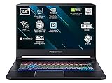 Acer Predator Triton 500 PT515-52- Ordenador Portátil de 15,6" Full HD, Procesador Intel Core i7-10750H, RAM de 16GB, SSD de 1TB, NVIDIA GeForce RTX 2080, Windows 10 home, Negro Teclado Qwerty Español