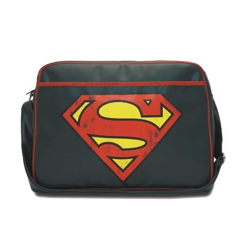 Logoshirt Superman bandolera - La bolsa de mensajero del hombre - Superman Logo - Diseño original con licencia