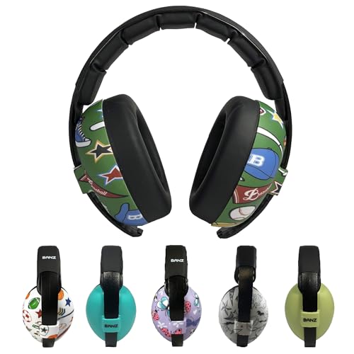 Image of BANZ Earmuffs Infant Hearing Protection – Ages 0-2 Years (Baseball)