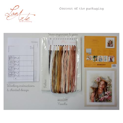 Kit de point de croix compté d'exception avec toile Evenweave fine - 4