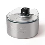 Catit – Catit PIXI Trinkbrunnen für Katzen, XXL kabellos aus Edelsta
