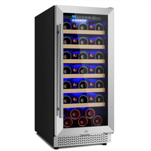 Vushine 15-Inch 35-Bottle Wine Fridge