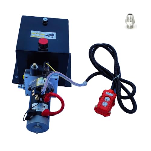 Wryxia SINGLE ACTING 8QUART Hydraulic Power Unit 1.2Kw 2200Psi 12V Dc Hydraulic Station Pump Single Acting thumb #1