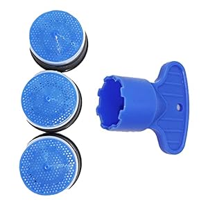 Chedin M18,5×3 M18x3 Strahlregler Mischdüse Luftsprudler,4-teiliges Set Wasserhahn Bubbler,Eingebautes Auslauf des…