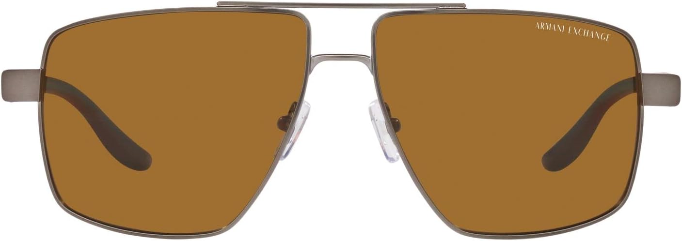 Armani Exchange mens Ax2037s Square Sunglasses