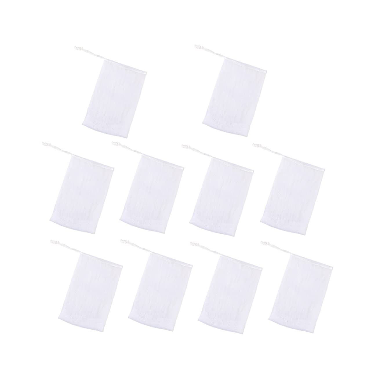 SMASOLO 10pcs Multi-purpose Foaming Soap for Bar Soap Foaming Net Sack Handmade Maker Net
