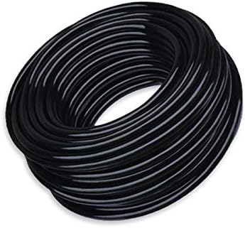 Amazon Felimoa 水やり散水ホース ガーデニング水やりホース 園芸 外径7mm 全長50m ブラック 散水ノズル