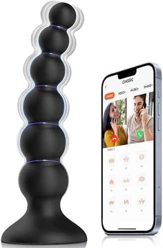 Vibromasseur Plug Anal avec 9 Modes et Contrôle APP